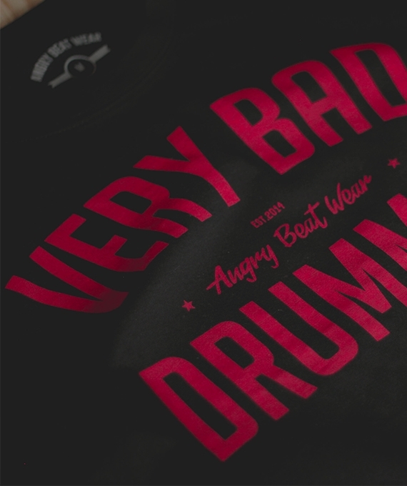 Very Bad Drummer koszulka czarna-M