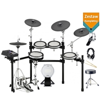 Yamaha DTX760 + Stołek + Stopa + Słuchawki + Pałki