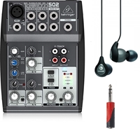 Zestaw odsłuchowy Behringer 502 + Shure SE112