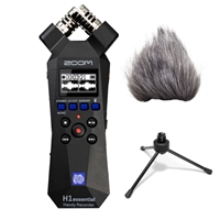 Zoom H1Essential Rekorder + Windscreen + Tripod